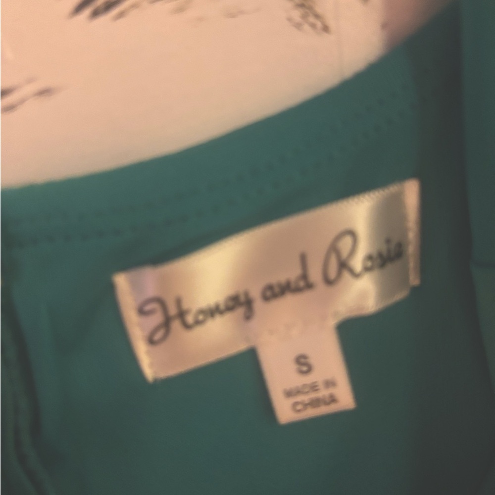 Honey and Rosie Vibrant Teal Dress
